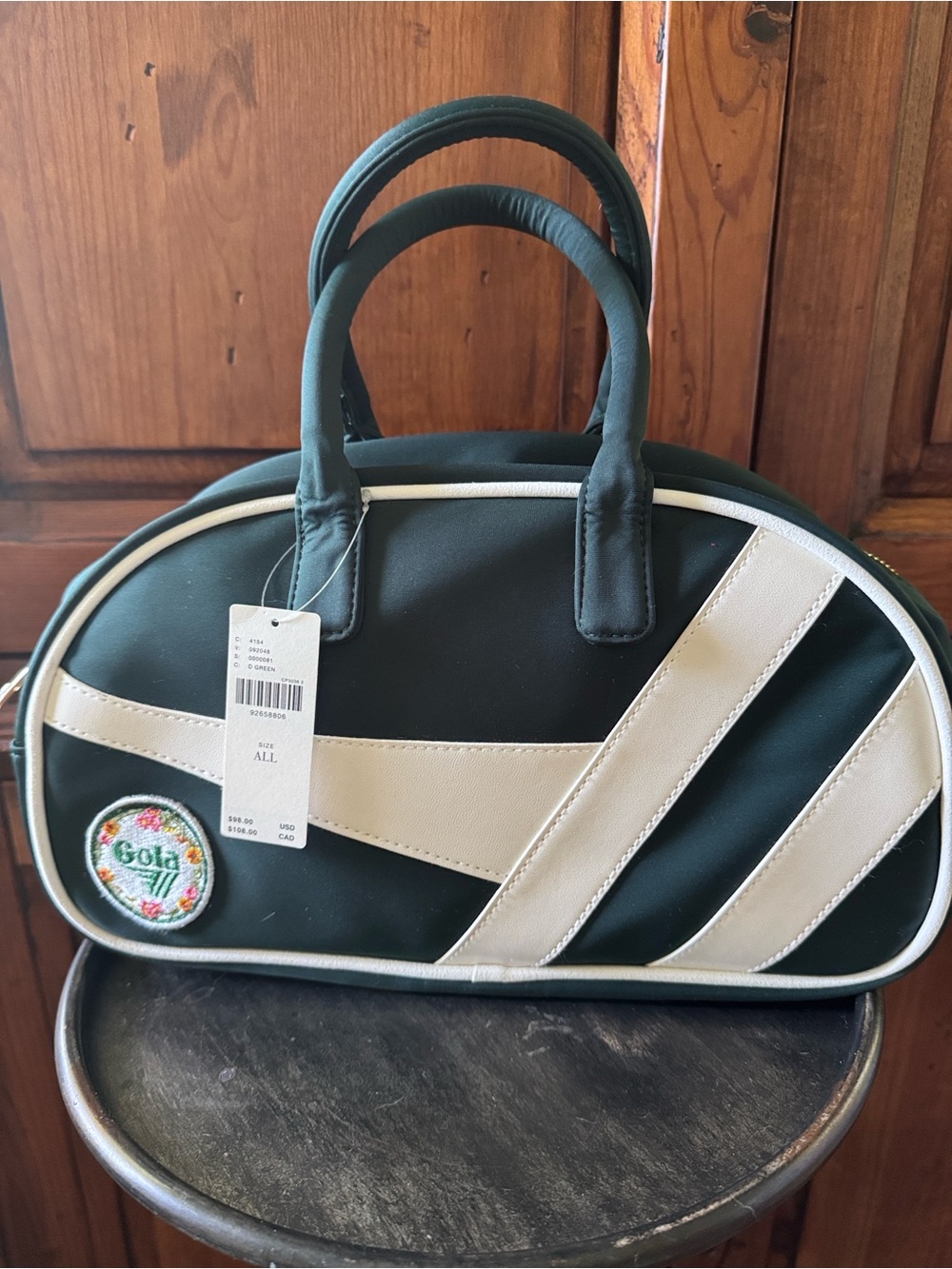 NWT GOLA ANTHROPOLOGIE BOWLING BAG CROSSBODY BAG